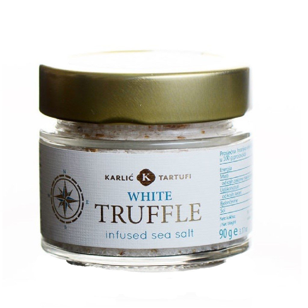 Sea salt with black truffles